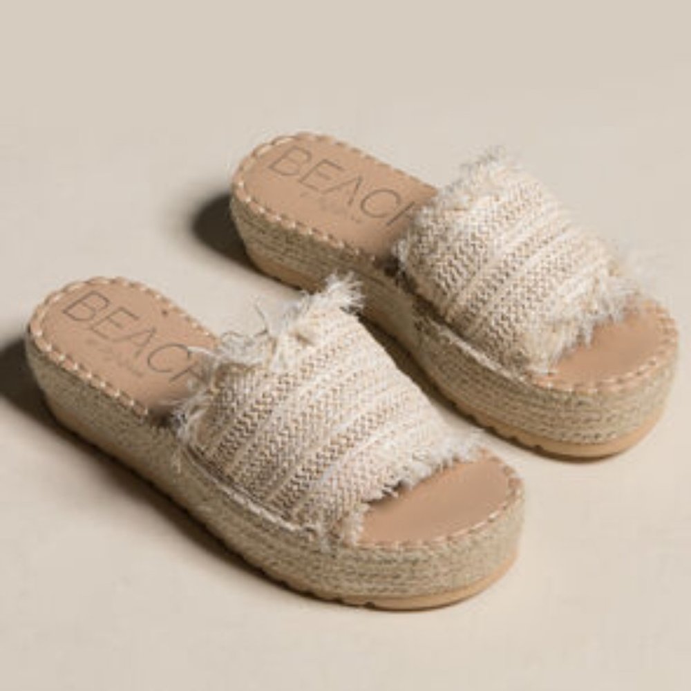 Seashell Platform Sandal Beach by Matisse